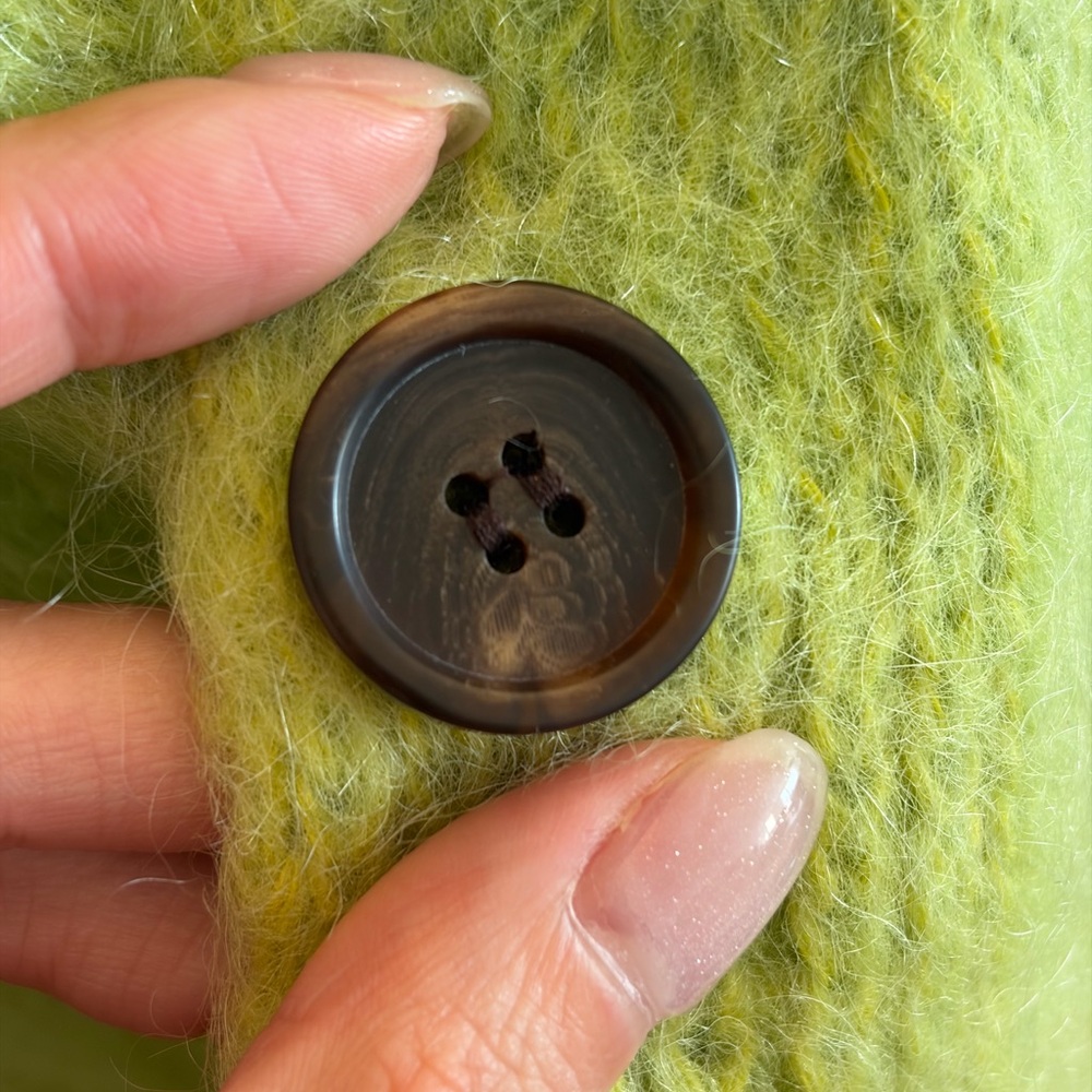 Moving Sale 🌟 Brushed knit mohair- and wool-blend cardigan - Picture 5 of 9